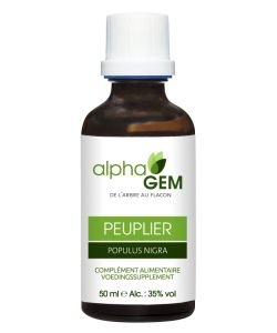Peuplier (Populus nigra) bourgeon BIO, 50 ml